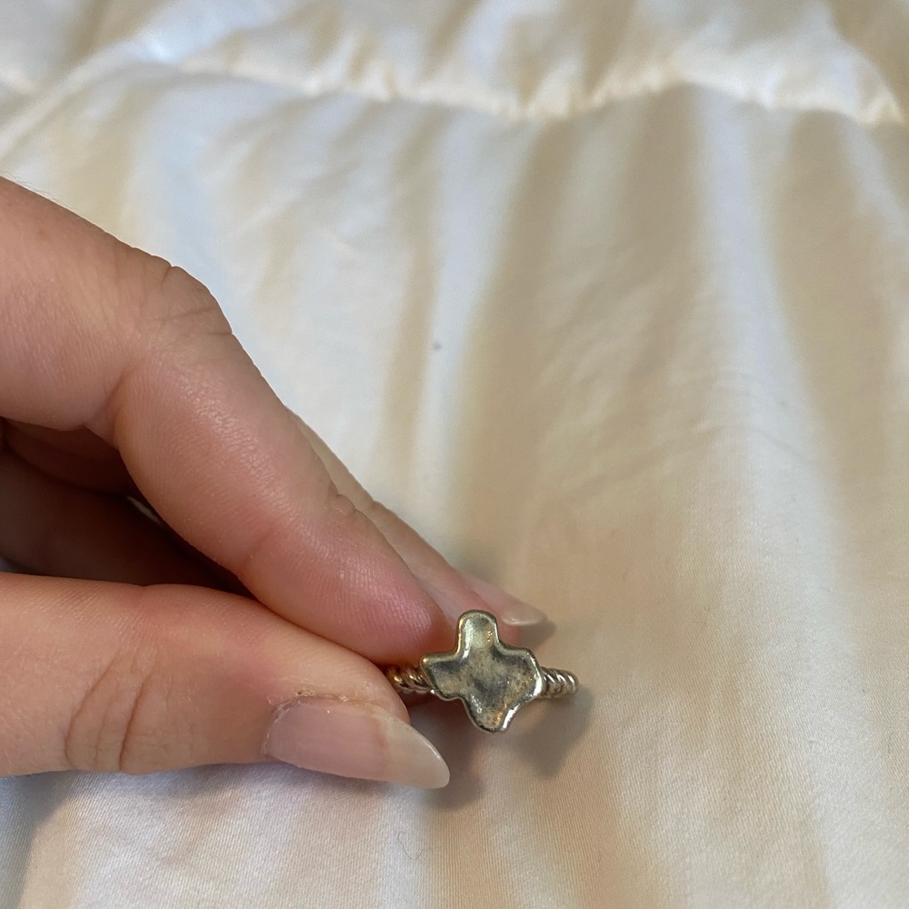 James Avery Texas rope ring